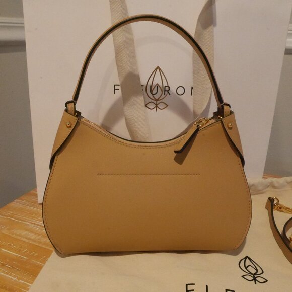 Fleuron Mini Pivoine handbag, cookie - Picture 4 of 4